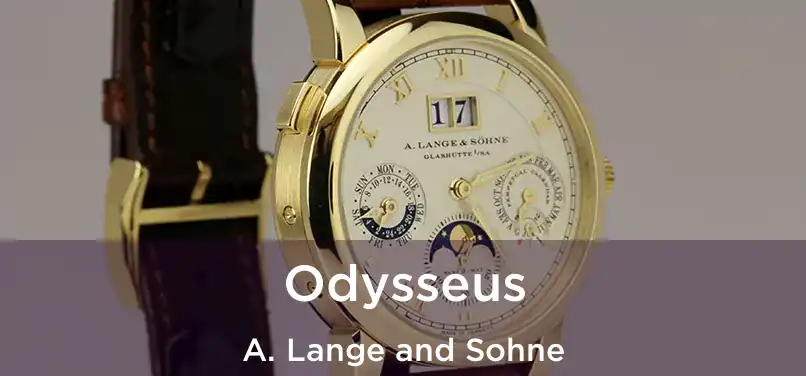  Odysseus A. Lange and Sohne